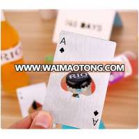 Spades A Poke Card Beer Wine Bottle Opener Stainless Steel Credit Card Bottle Opener Bar Tool MK404